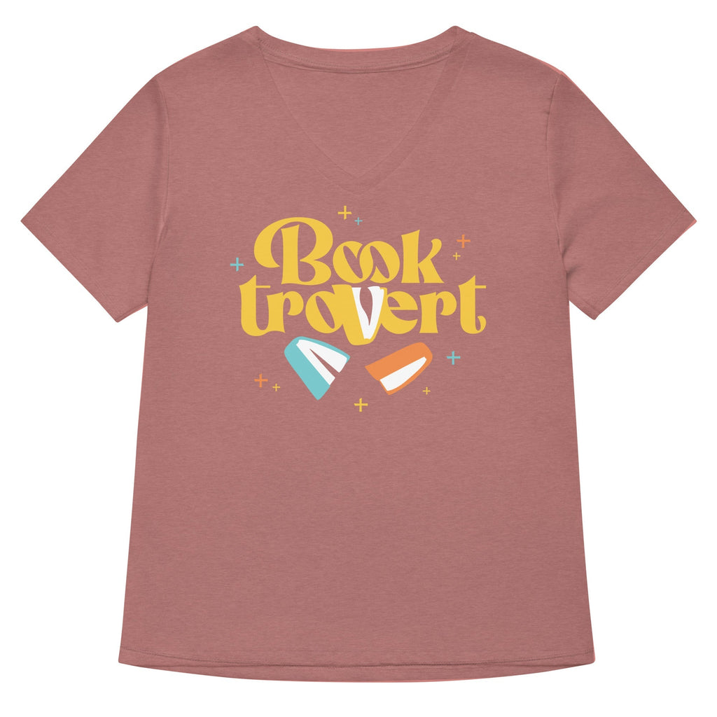 Booktrovert Women's V-Neck Tee