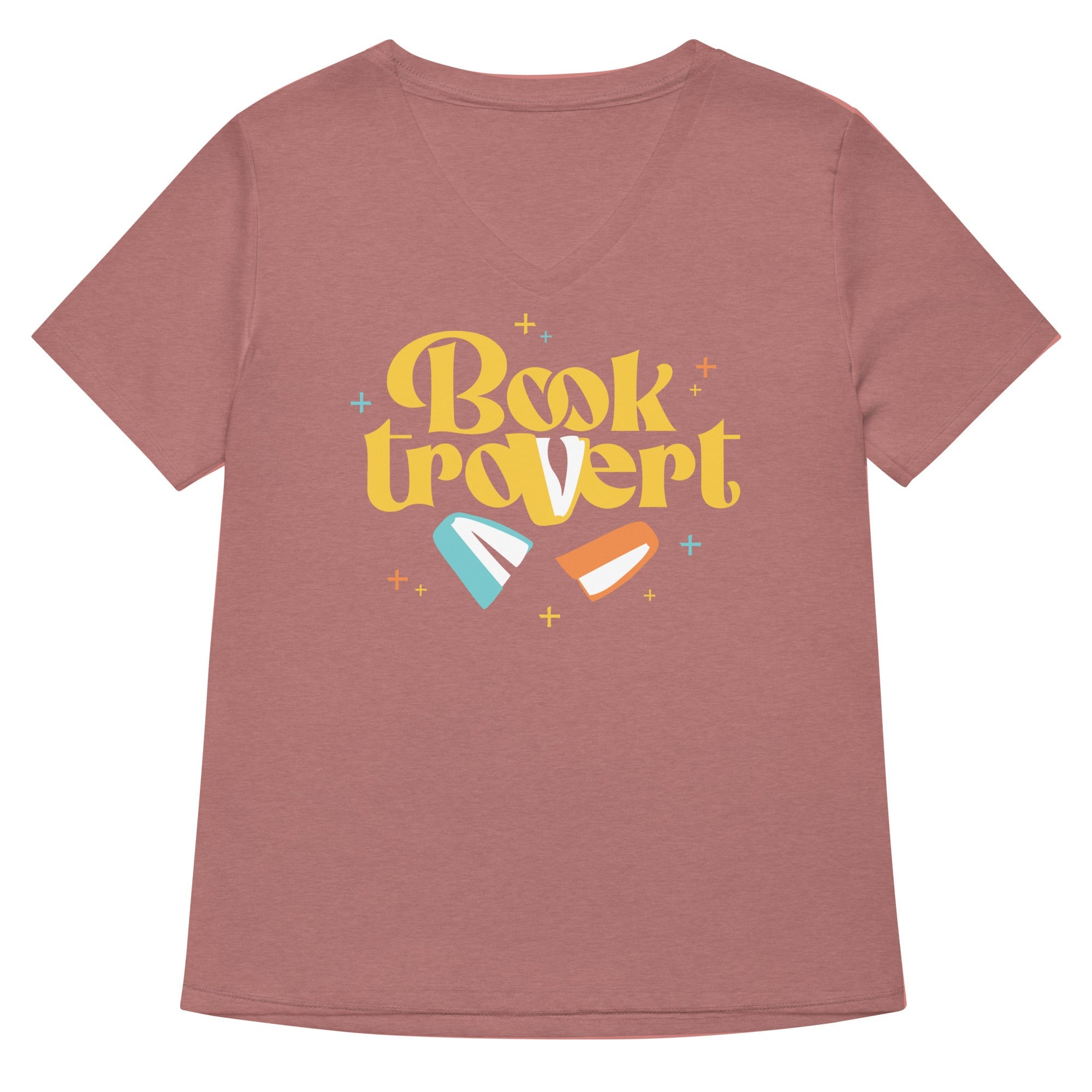 Booktrovert Women's V-Neck Tee