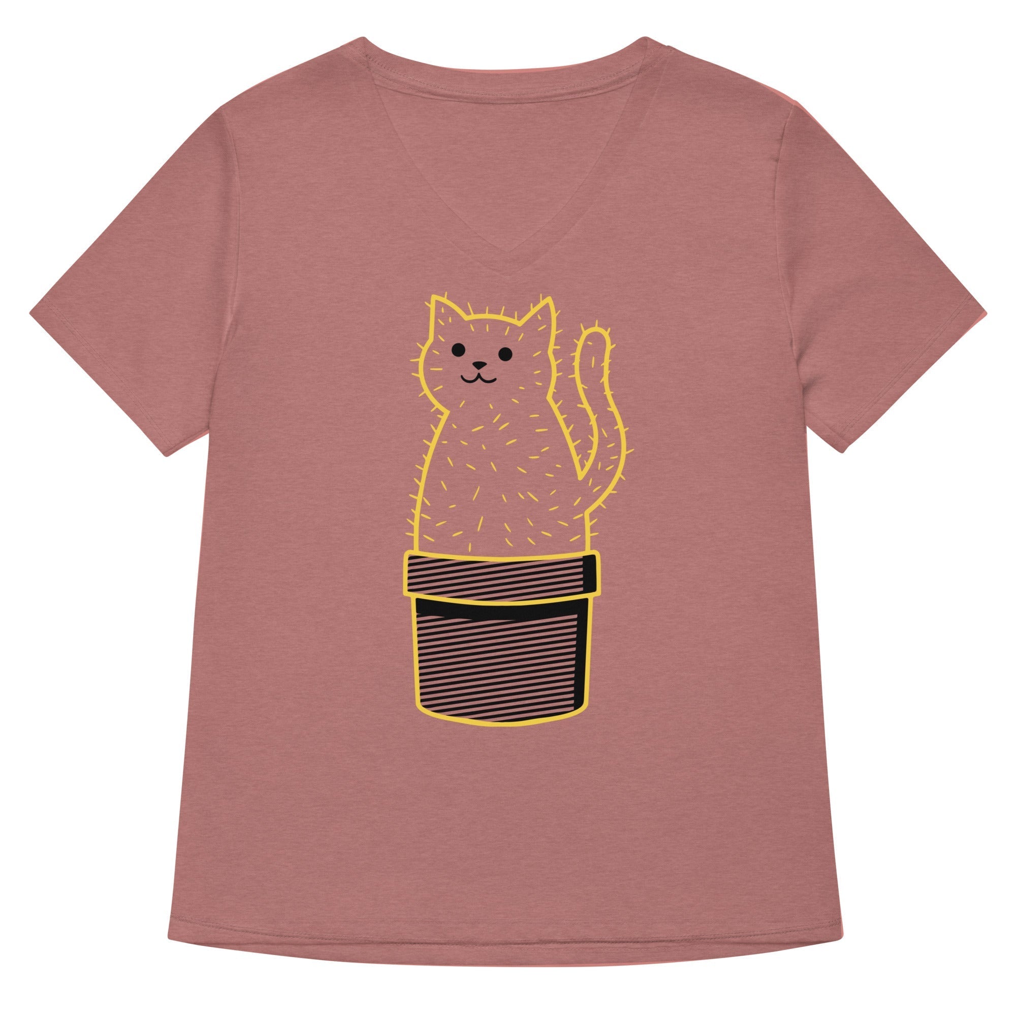 Catcus Women's V-Neck Tee