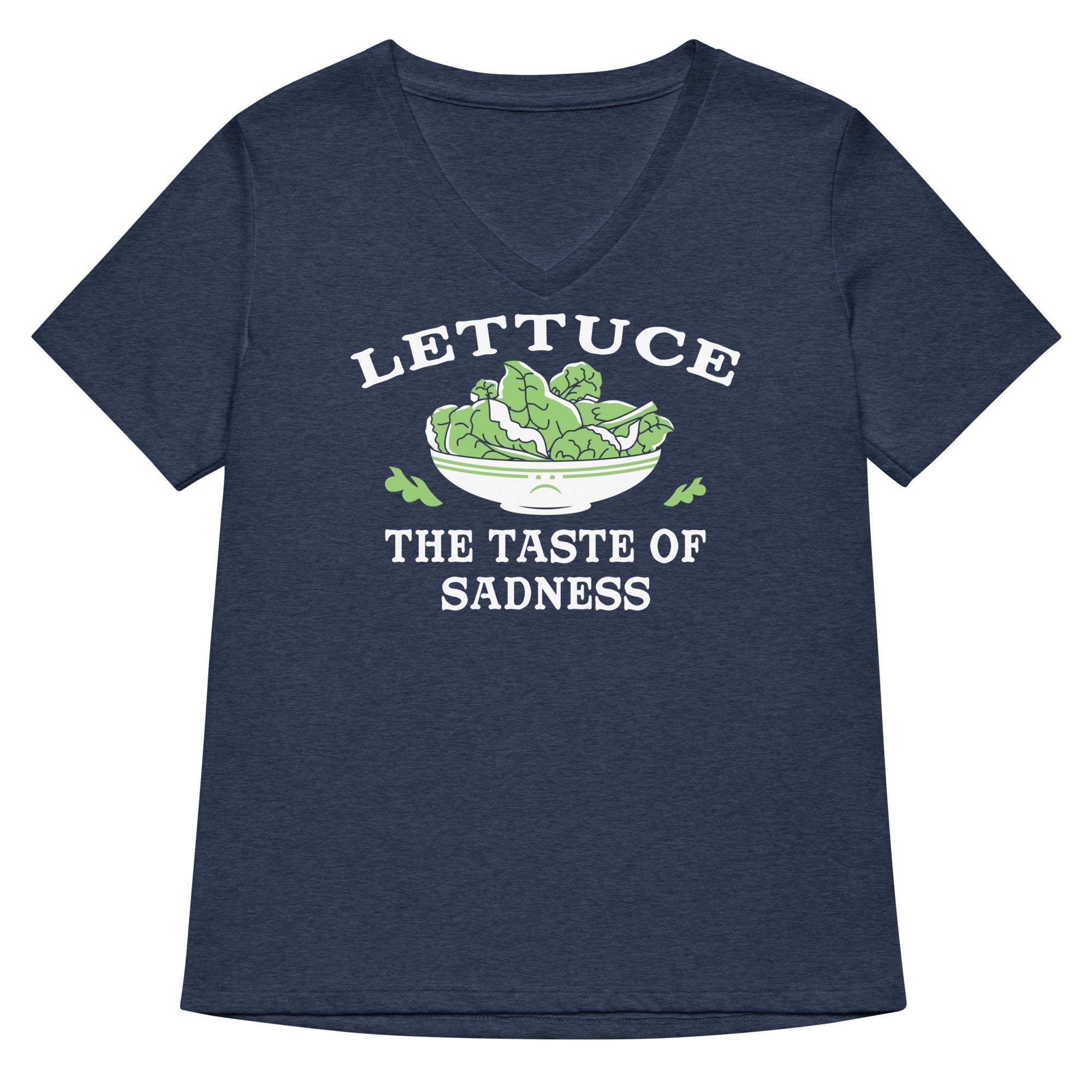 Lettuce, The Taste Of Sadness Women's V-Neck Tee