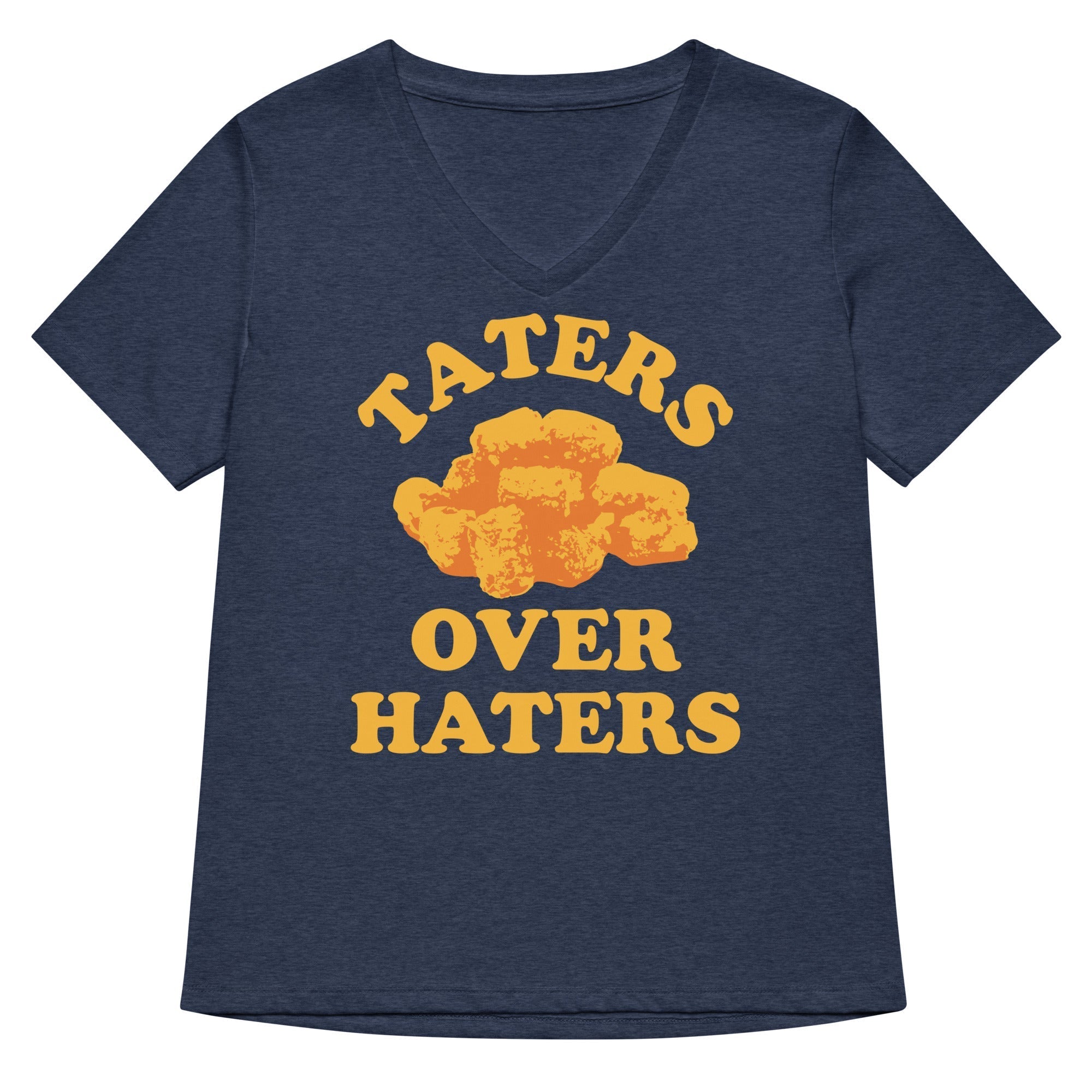 Taters Over Haters Women's V-Neck Tee