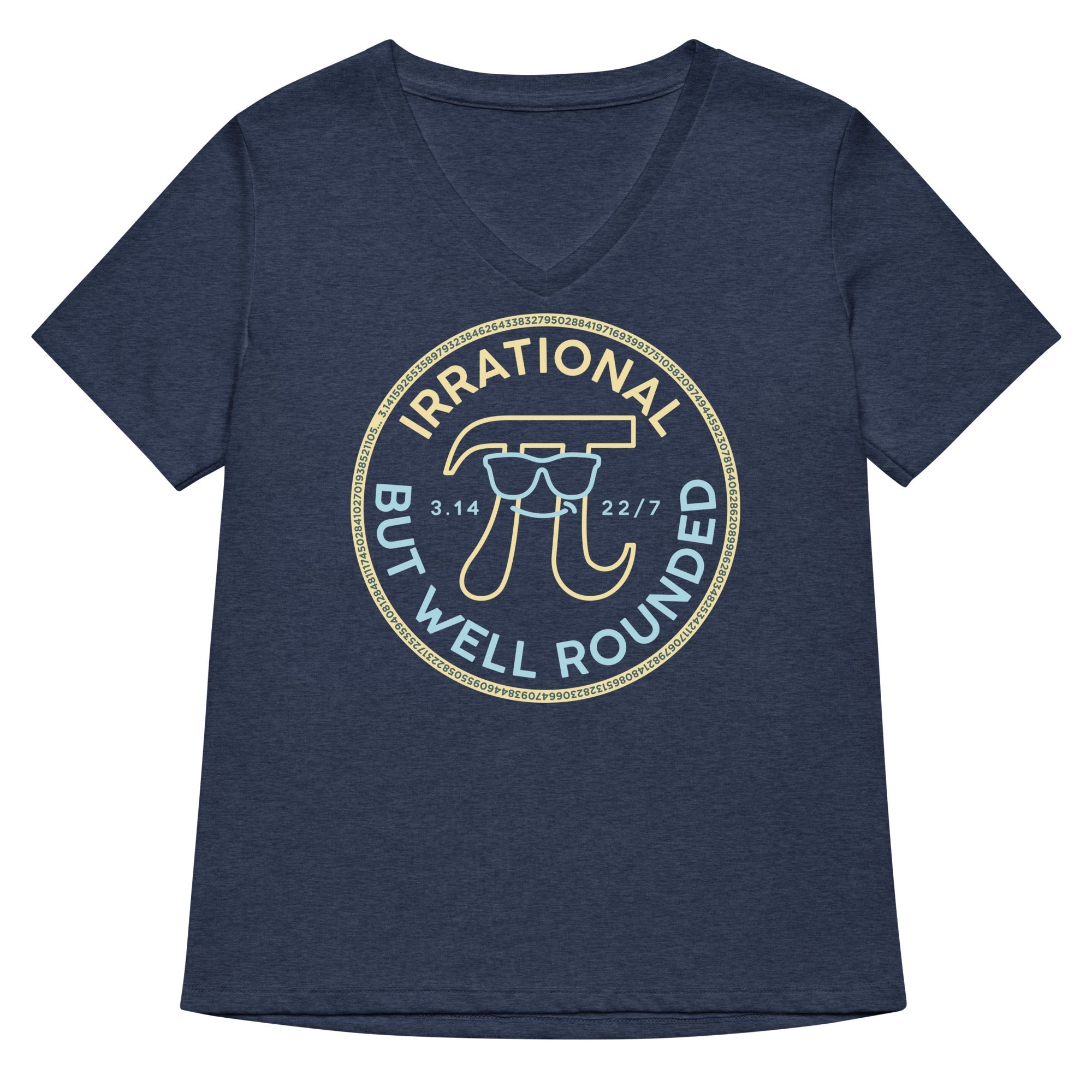 Irrational But Well Rounded Women's V-Neck Tee