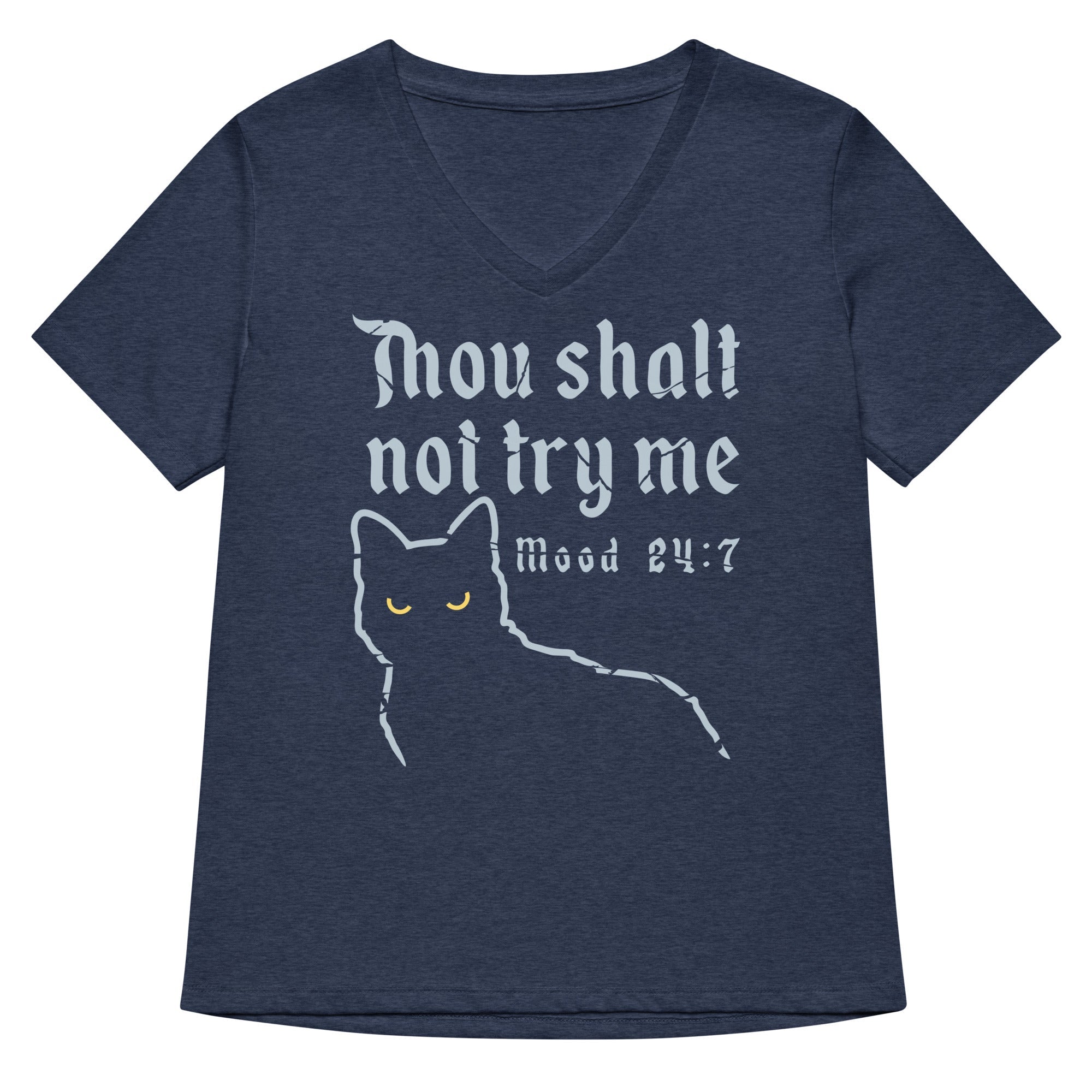 Thou Shalt Not Try Me Women's V-Neck Tee