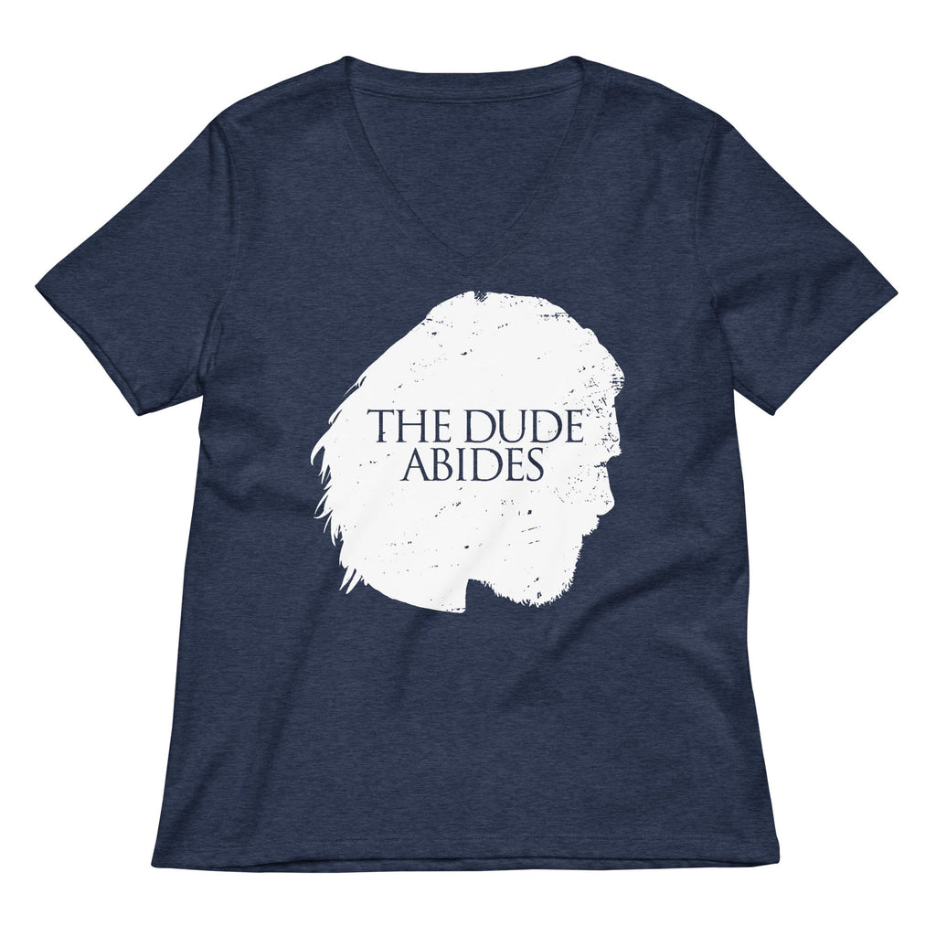 The Dude Abides Women's V-Neck Tee