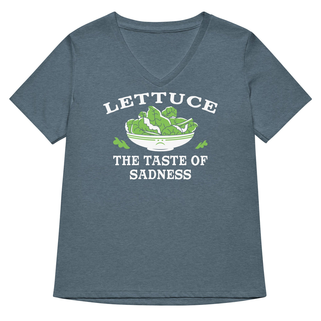 Lettuce, The Taste Of Sadness Women's V-Neck Tee