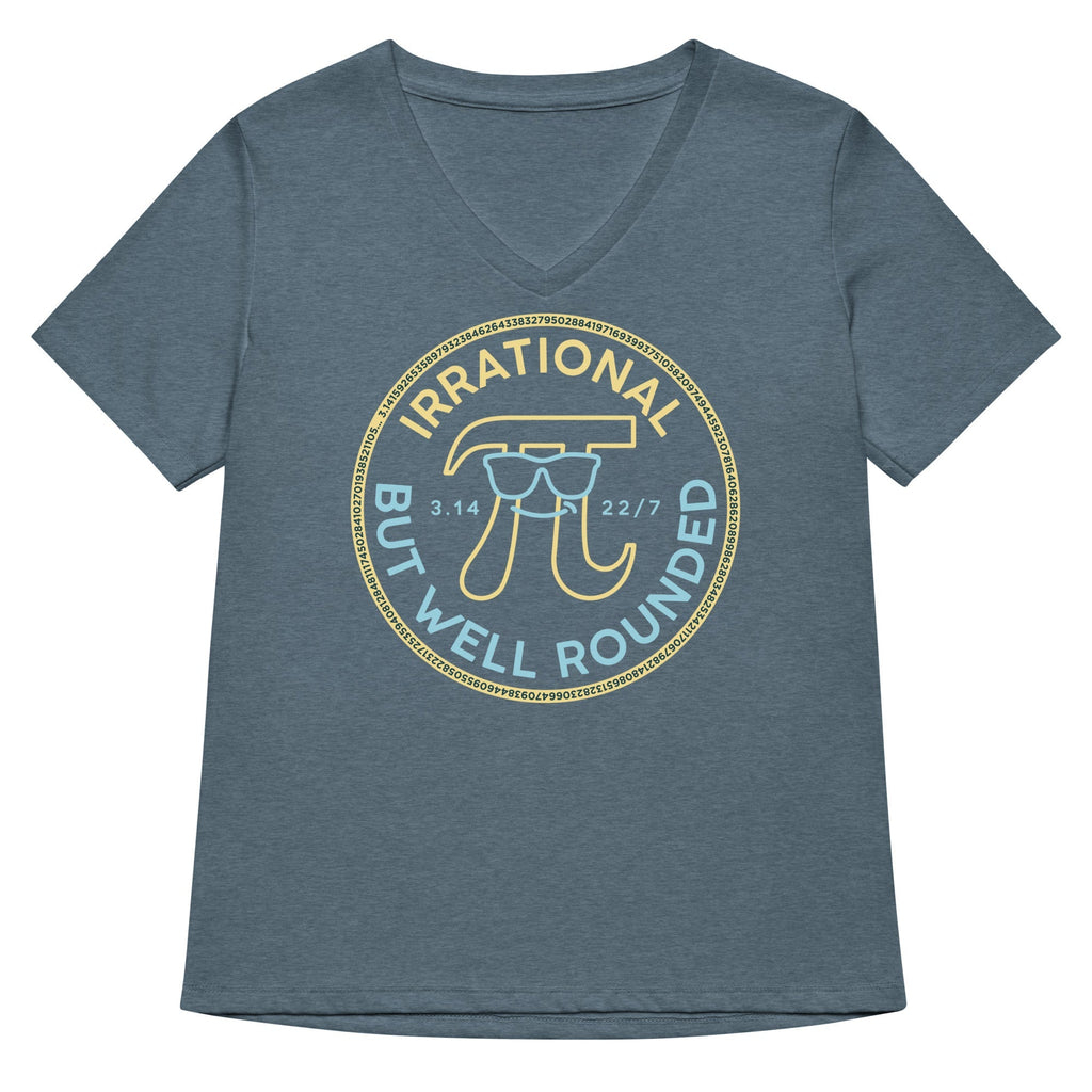 Irrational But Well Rounded Women's V-Neck Tee