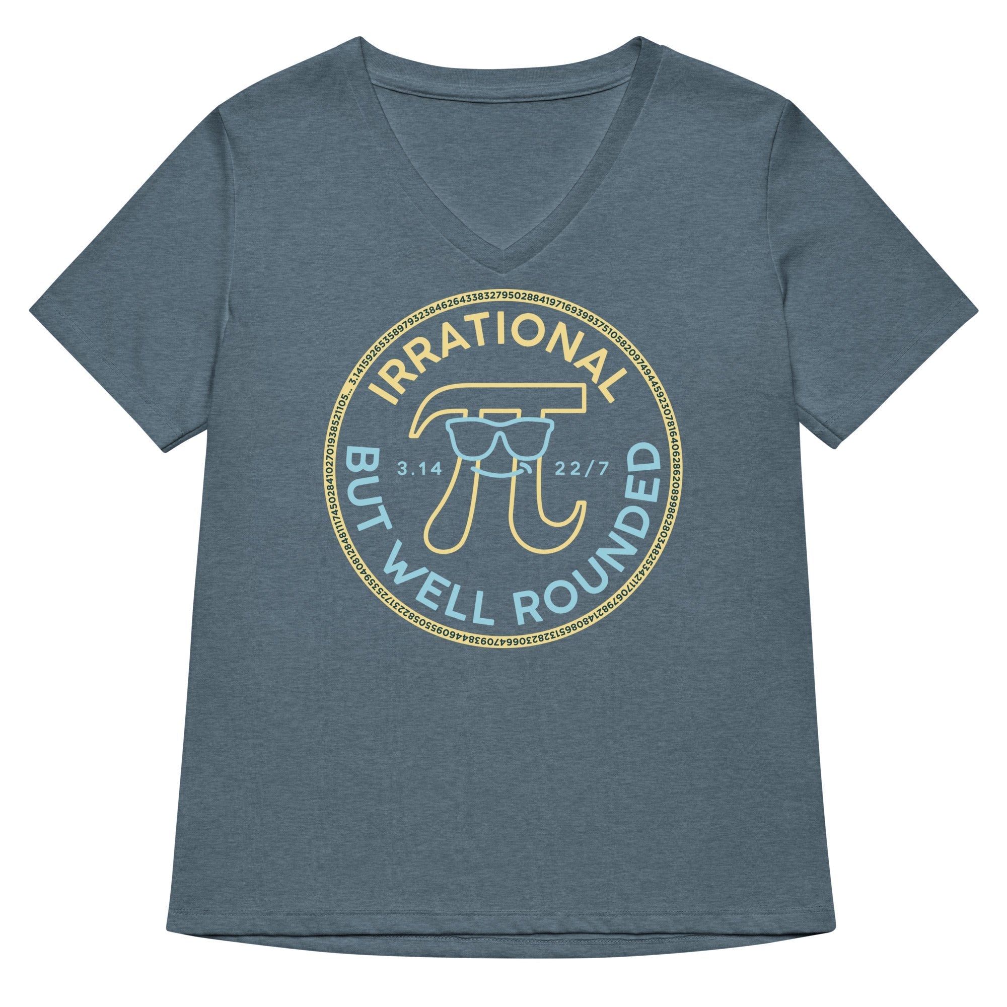 Irrational But Well Rounded Women's V-Neck Tee