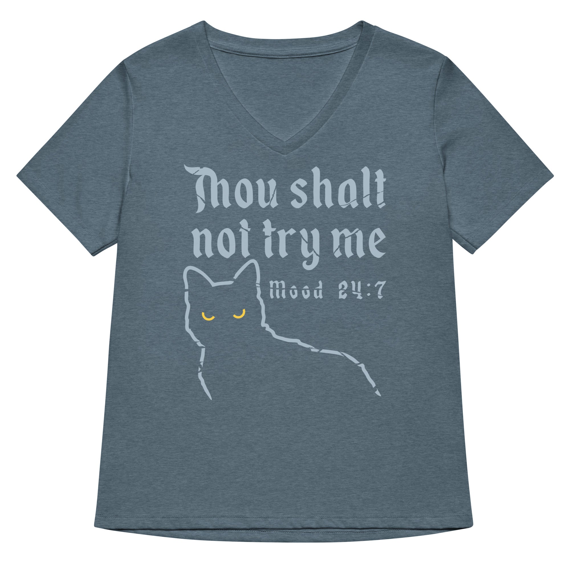 Thou Shalt Not Try Me Women's V-Neck Tee