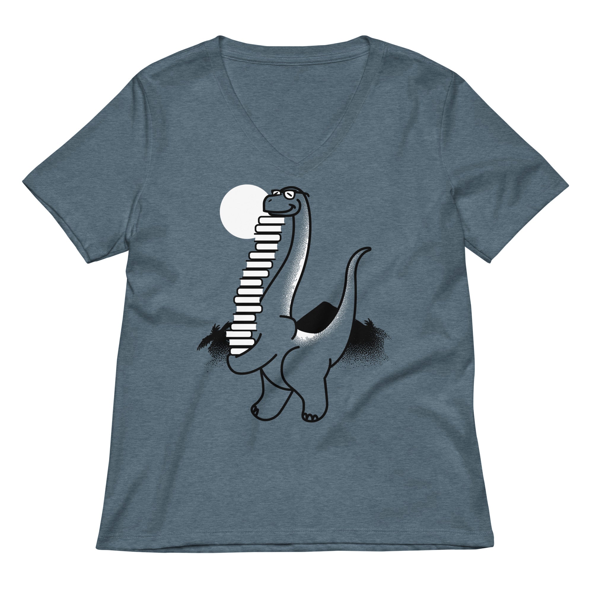 Bookosaurus Women's V-Neck Tee