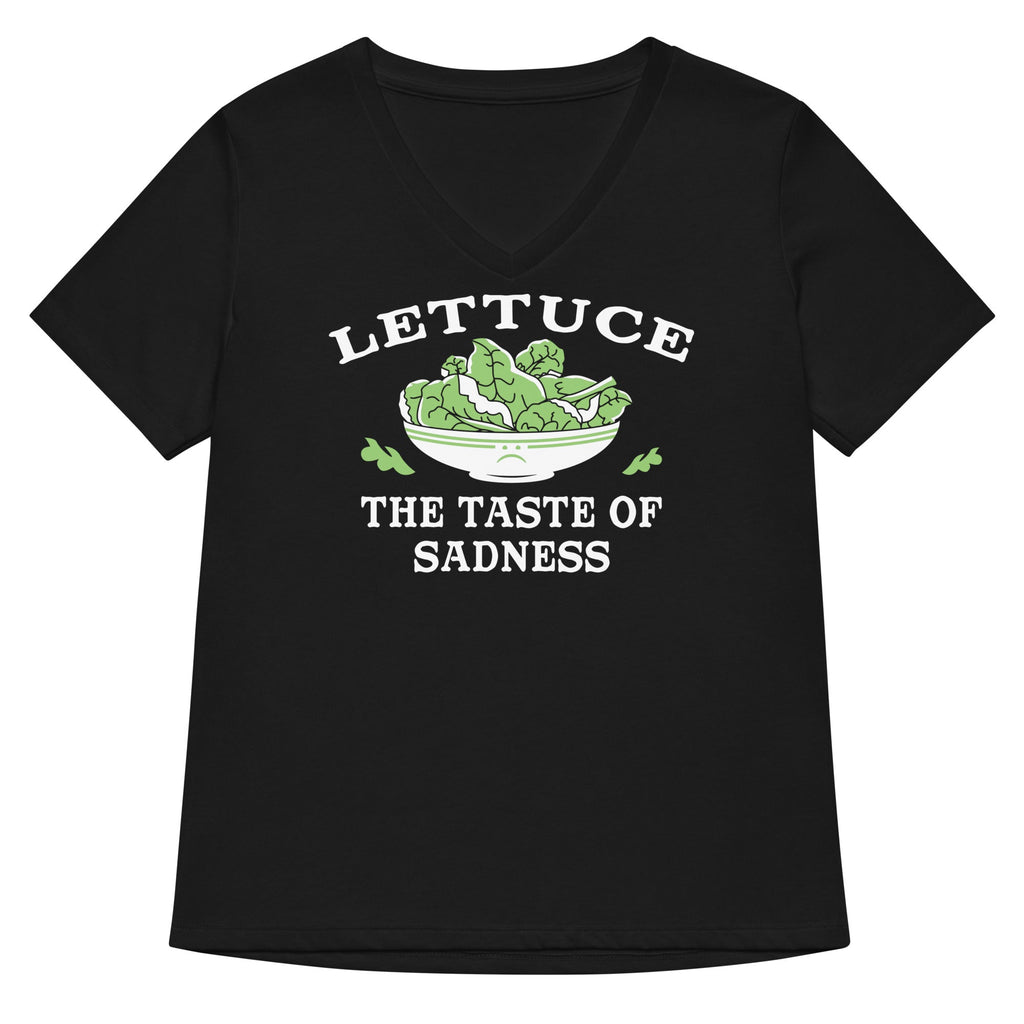 Lettuce, The Taste Of Sadness Women's V-Neck Tee