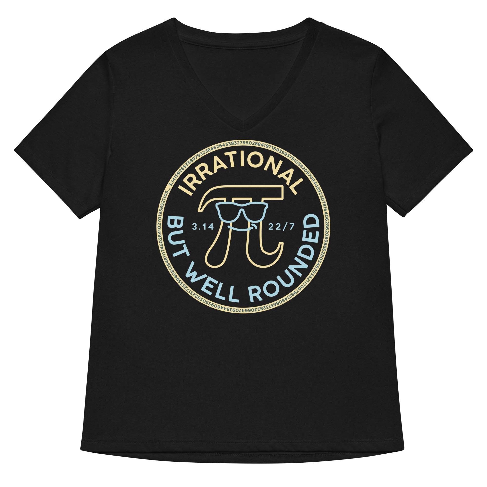 Irrational But Well Rounded Women's V-Neck Tee