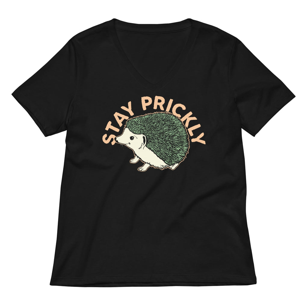 Stay Prickly Women's V-Neck Tee