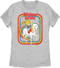 Womens Retro Shine Brite Colorful Frame Rainbow Brite Shirt Hoodie, Sweatshirt | CiraTrend.com (Image 1)