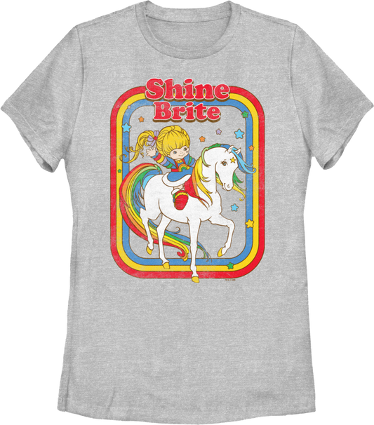 Womens Retro Shine Brite Rainbow Brite Shirt