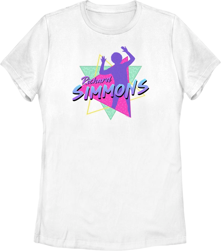 Womens Retro Silhouette Richard Simmons Shirt Hoodie, Sweatshirt | CiraTrend.com (Image 1)