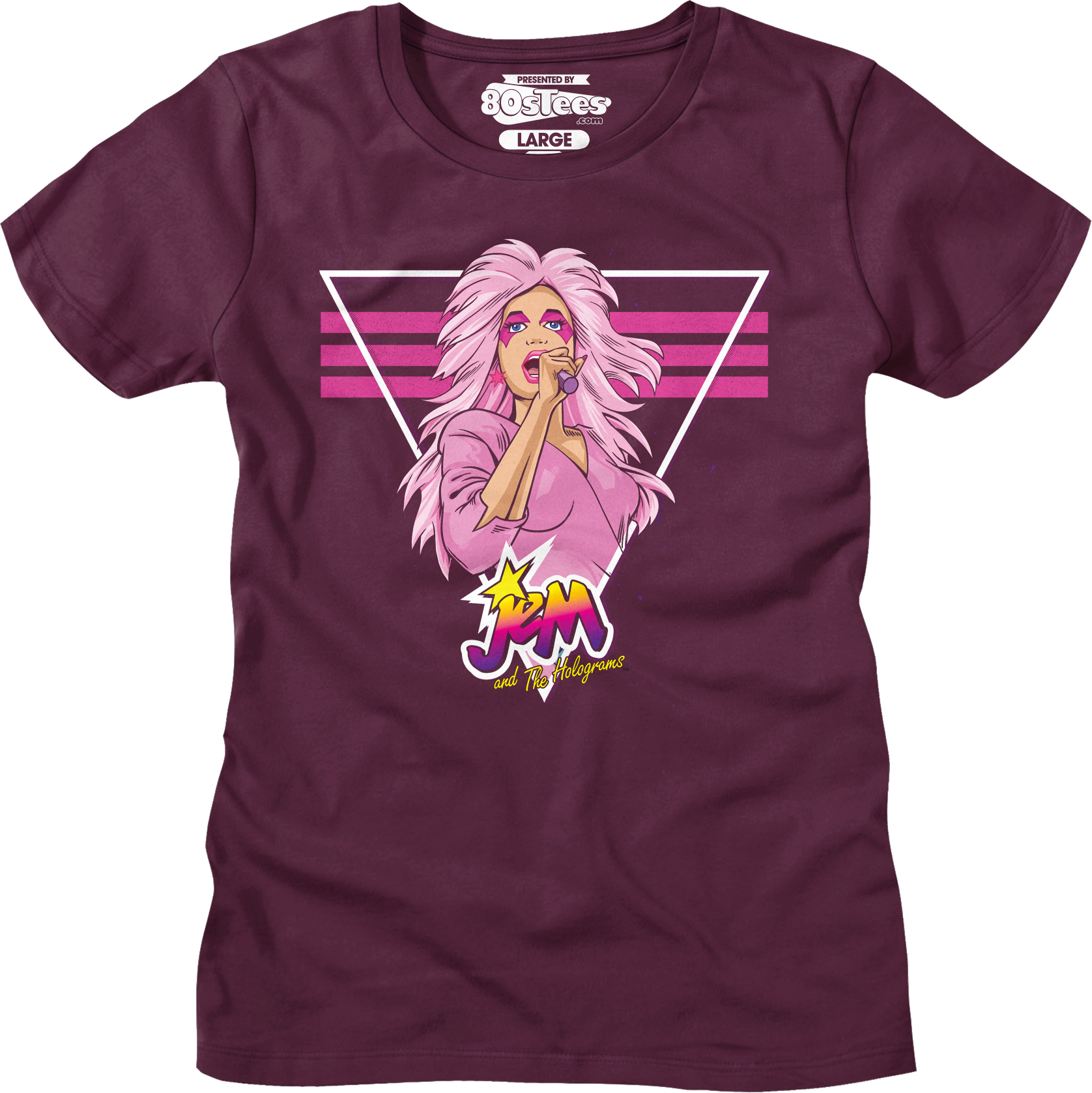 Womens Retro Singing Jem And The Holograms Shirt Hoodie, Sweatshirt | CiraTrend.com (Image 3)