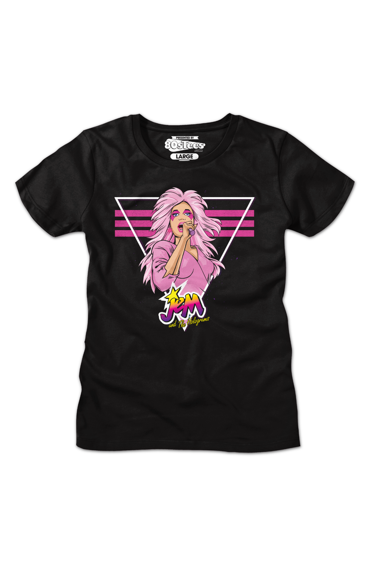 Womens Retro Singing Jem And The Holograms Shirt Hoodie, Sweatshirt | CiraTrend.com (Image 2)