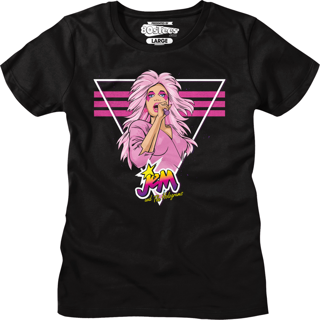 Womens Retro Singing Jem And The Holograms Shirt Hoodie, Sweatshirt | CiraTrend.com (Image 1)