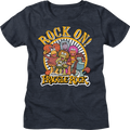 Womens Distressed Rock On Fraggle Rock Shirt Hoodie, Sweatshirt | CiraTrend.com (Image 1)