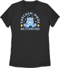 Womens Sarcasm Mode Activated Care Bears Shirt Hoodie, Sweatshirt | CiraTrend.com (Image 1)