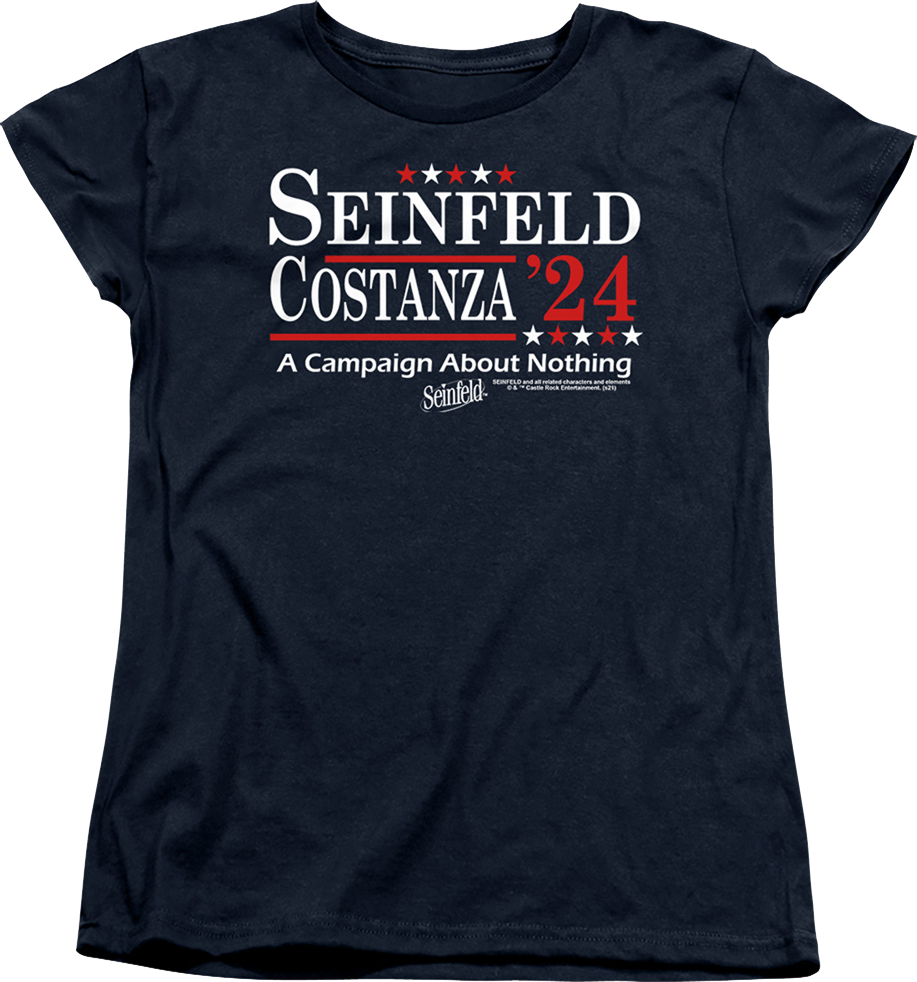 Womens Seinfeld & Costanza '24 Campaign Poster Seinfeld Shirt Hoodie, Sweatshirt | CiraTrend.com (Image 1)