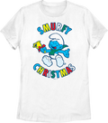 Womens Smurfy Christmas Smurfs Shirt Hoodie, Sweatshirt | CiraTrend.com (Image 1)