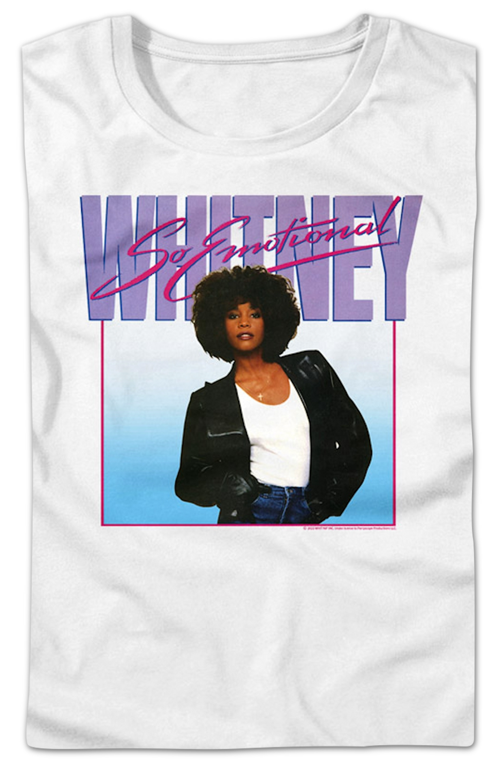 Womens So Emotional Whitney Houston Shirt Hoodie, Sweatshirt | CiraTrend.com (Image 2)
