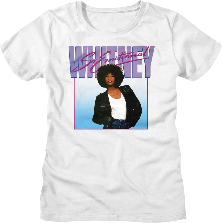 Womens So Emotional Whitney Houston Shirt Hoodie, Sweatshirt | CiraTrend.com (Image 1)