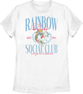 Womens Social Club Since 1984 Rainbow Brite Shirt Hoodie, Sweatshirt | CiraTrend.com (Image 1)