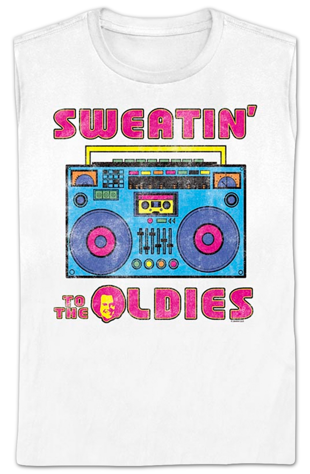 Womens Sweatin' To The Oldies Boombox Richard Simmons Shirt Hoodie, Sweatshirt | CiraTrend.com (Image 2)