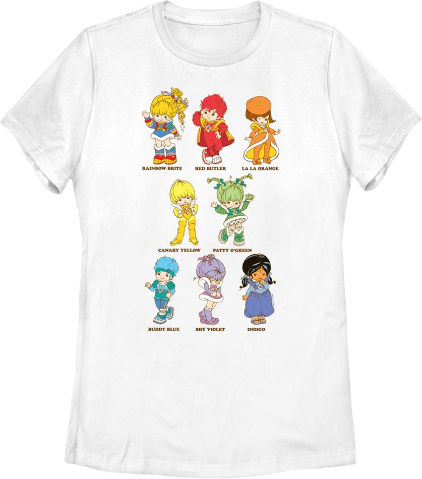 Womens The Color Kids Rainbow Brite Shirt Hoodie, Sweatshirt | CiraTrend.com (Image 1)
