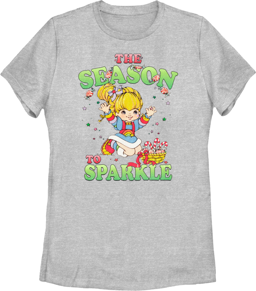 Womens The Season To Sparkle Rainbow Brite Shirt Hoodie, Sweatshirt | CiraTrend.com (Image 1)