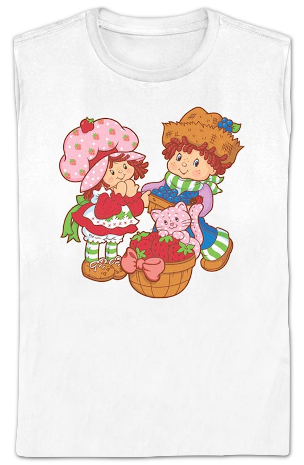 Womens Three Friends Strawberry Shortcake Shirt Hoodie, Sweatshirt | CiraTrend.com (Image 2)
