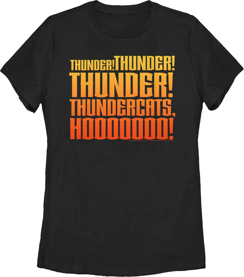 Womens Thunder Thunder Thunder ThunderCats Ho Shirt Hoodie, Sweatshirt | CiraTrend.com (Image 1)