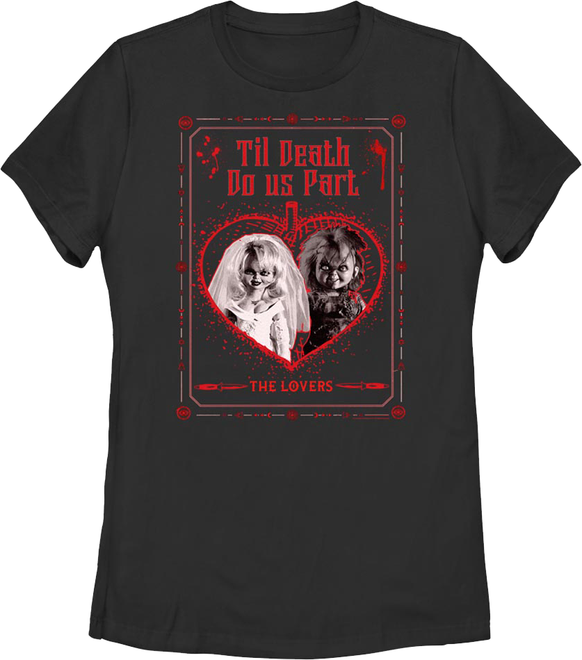 Womens Til Death Do Us Part Child's Play Shirt Hoodie, Sweatshirt | CiraTrend.com (Image 1)