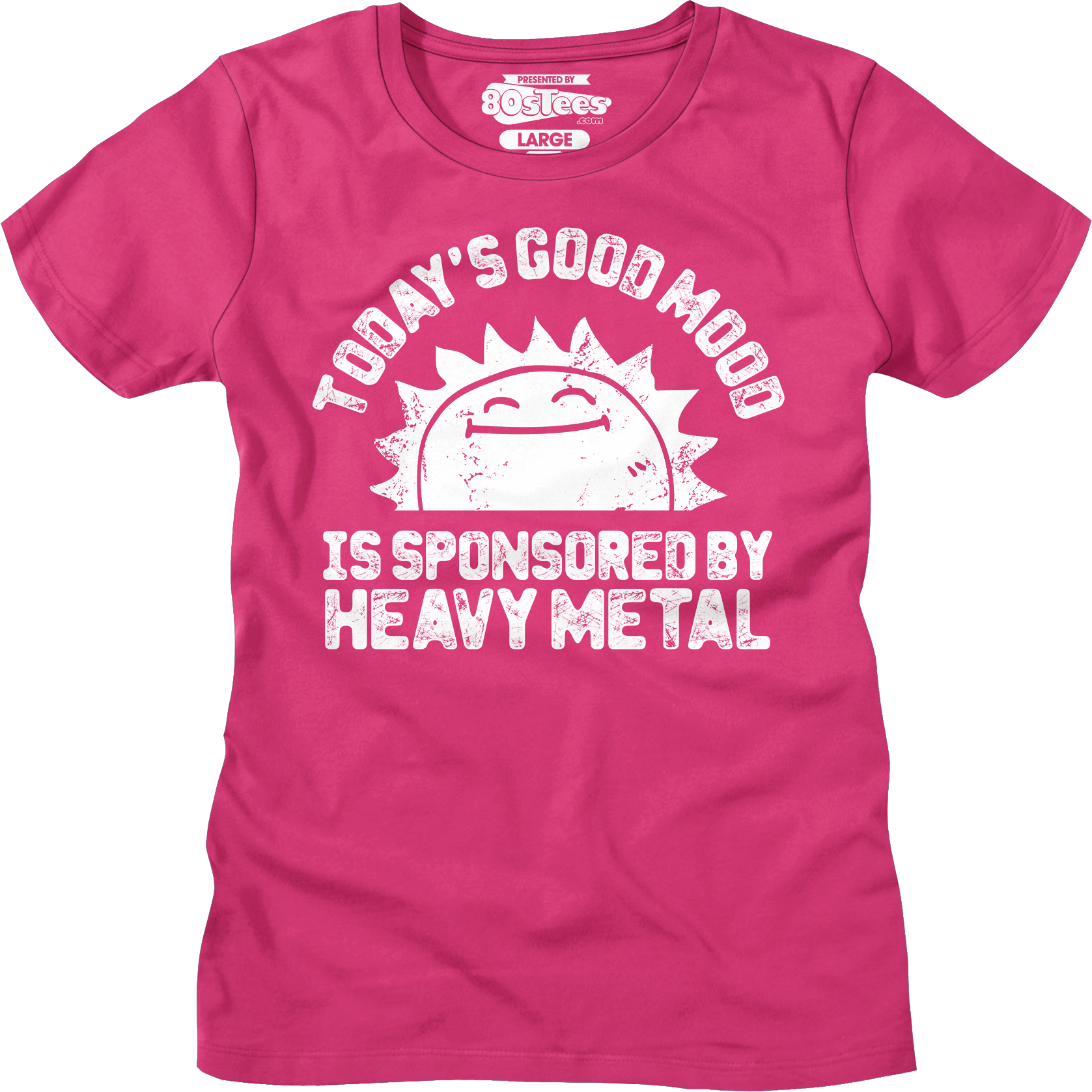 Womens Today's Good Mood Is Sponsored By Heavy Metal Shirt Hoodie, Sweatshirt | CiraTrend.com (Image 3)