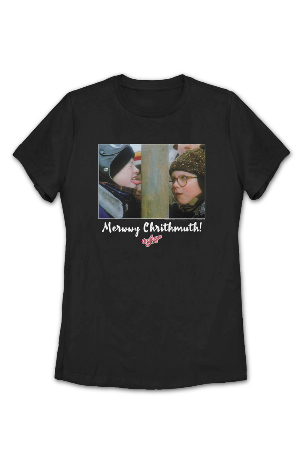 Womens Triple Dog Dare Merwwy Chrithmuth Christmas Story Shirt Hoodie, Sweatshirt | CiraTrend.com (Image 2)