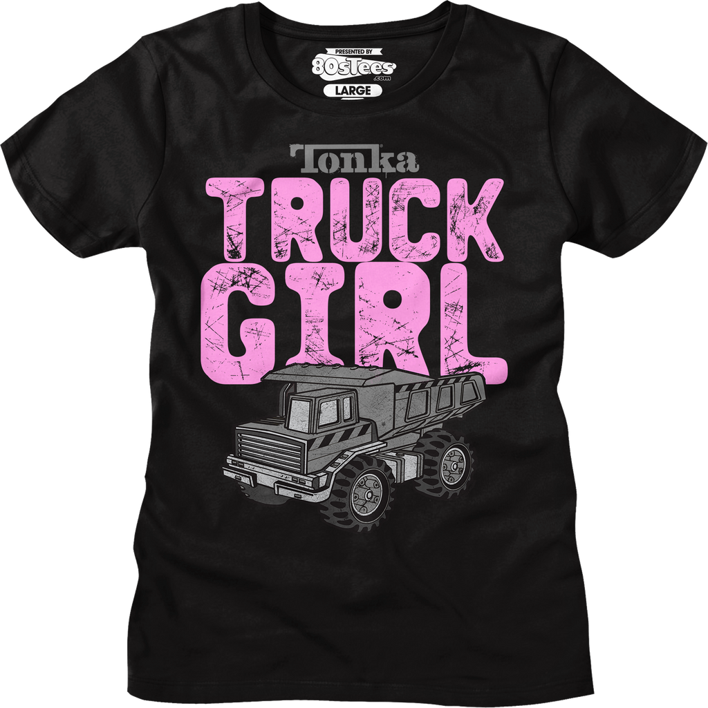 Womens Truck Girl Tonka Shirt Hoodie, Sweatshirt | CiraTrend.com (Image 1)