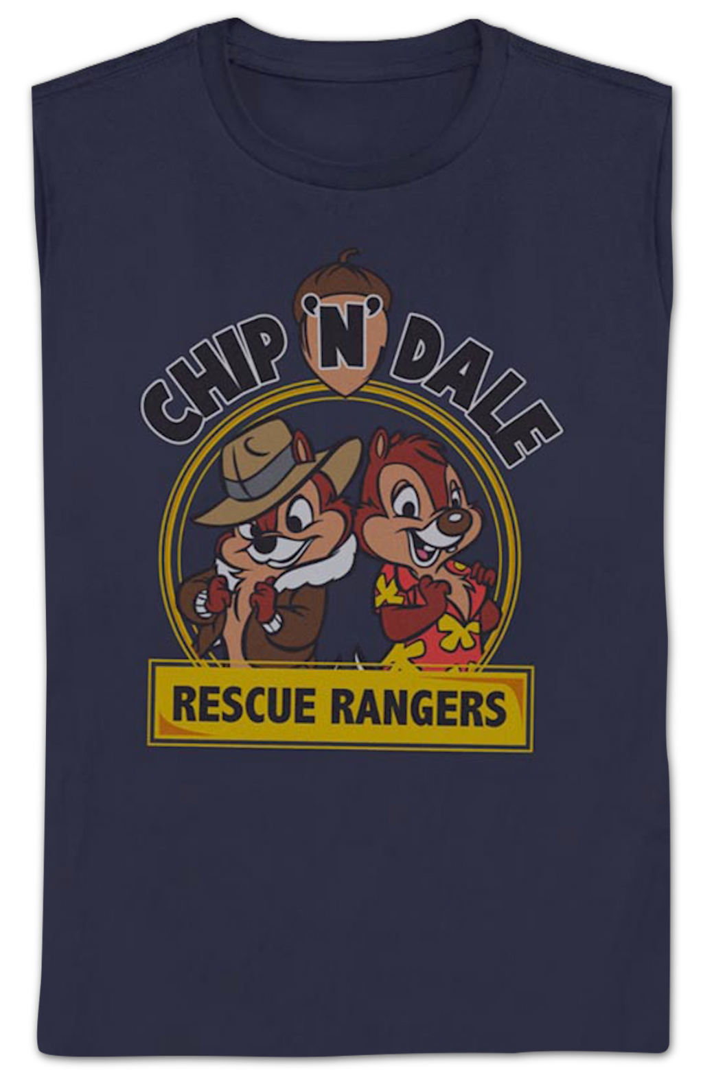 Womens Vintage Logo Chip 'n Dale Rescue Rangers Shirt Hoodie, Sweatshirt | CiraTrend.com (Image 2)