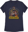 Womens Vintage Logo Chip 'n Dale Rescue Rangers Shirt Hoodie, Sweatshirt | CiraTrend.com (Image 1)