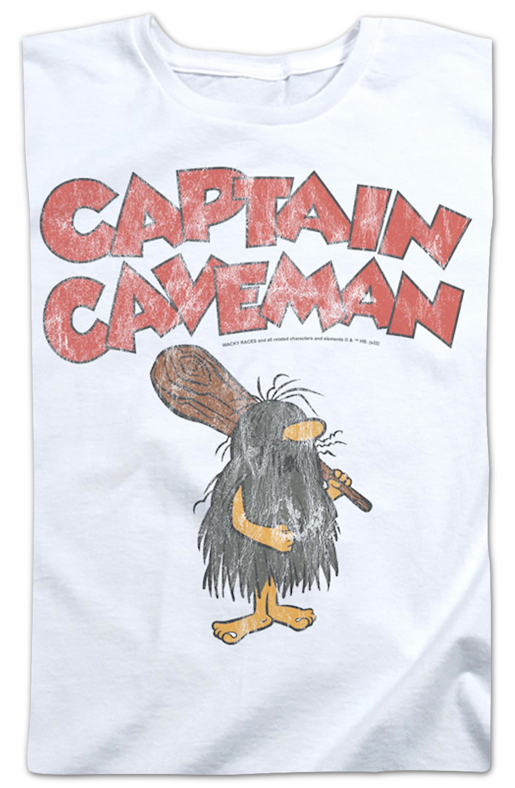Womens Vintage White Captain Caveman Shirt Hoodie, Sweatshirt | CiraTrend.com (Image 2)
