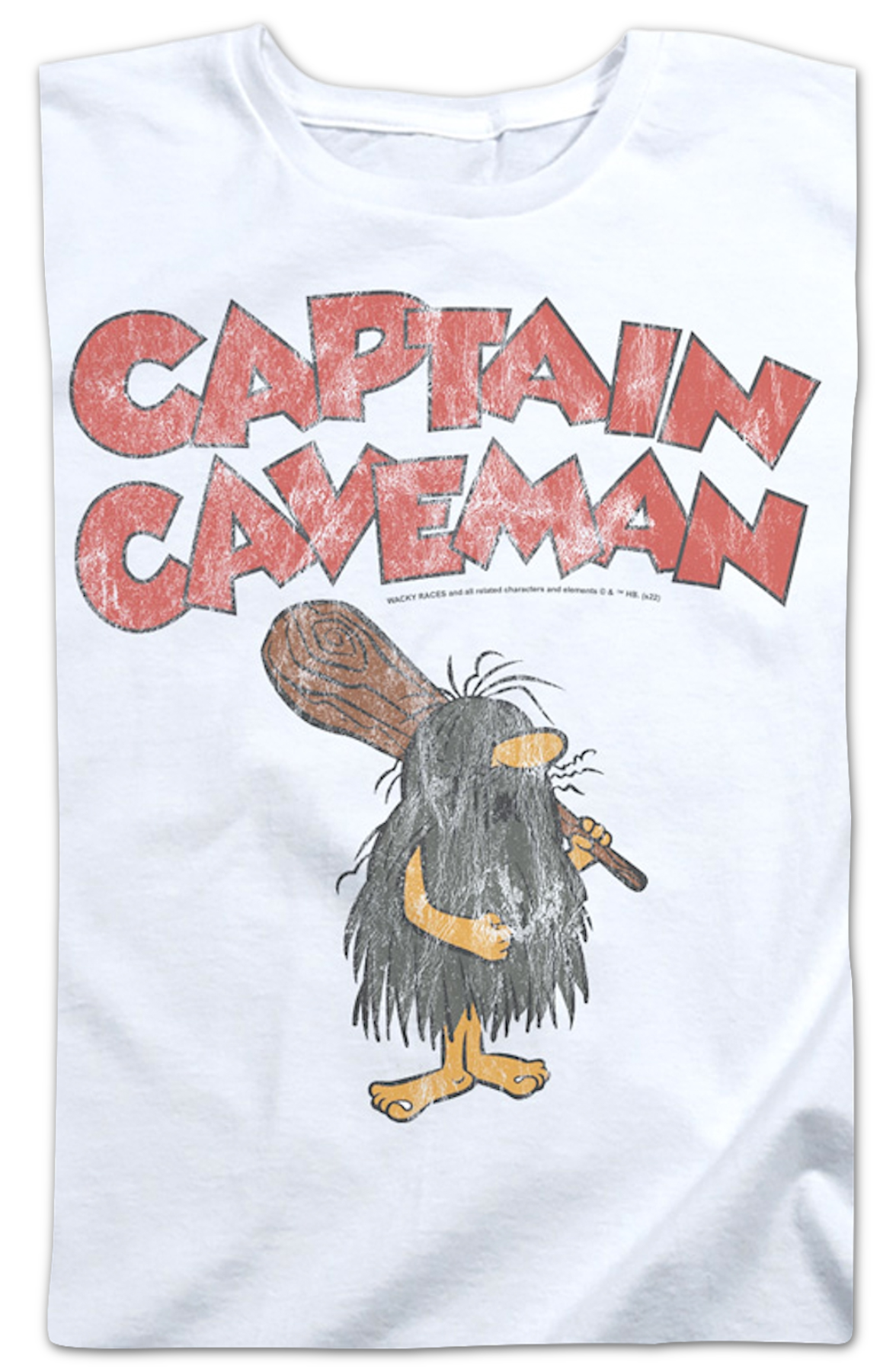 Womens Vintage White Captain Caveman Shirt Hoodie, Sweatshirt | CiraTrend.com (Image 2)