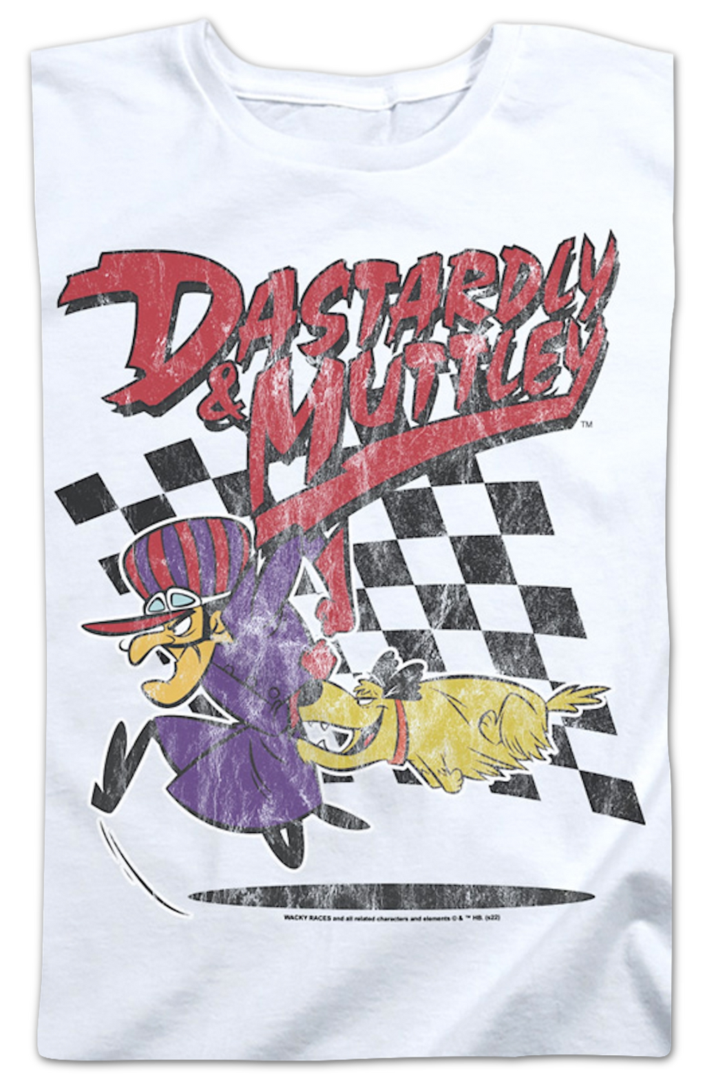 Womens Vintage White Dastardly & Muttley Wacky Races Shirt Hoodie, Sweatshirt | CiraTrend.com (Image 2)