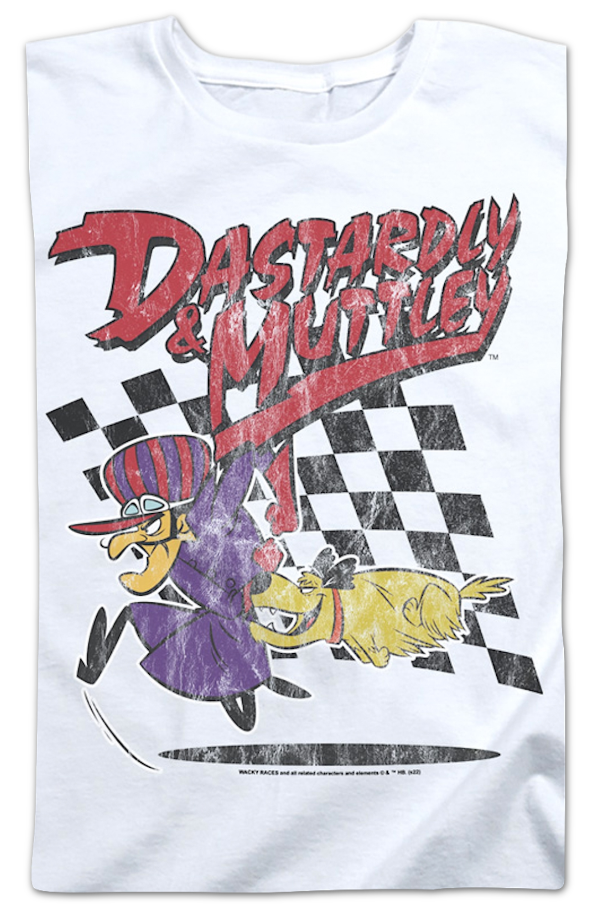Womens Vintage White Dastardly & Muttley Wacky Races Shirt Hoodie, Sweatshirt | CiraTrend.com (Image 2)