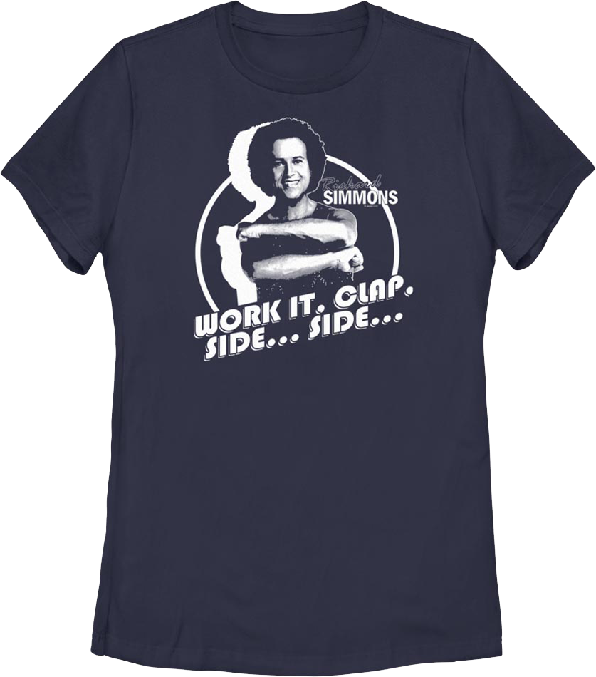 Womens Work It Richard Simmons Shirt Hoodie, Sweatshirt | CiraTrend.com (Image 1)