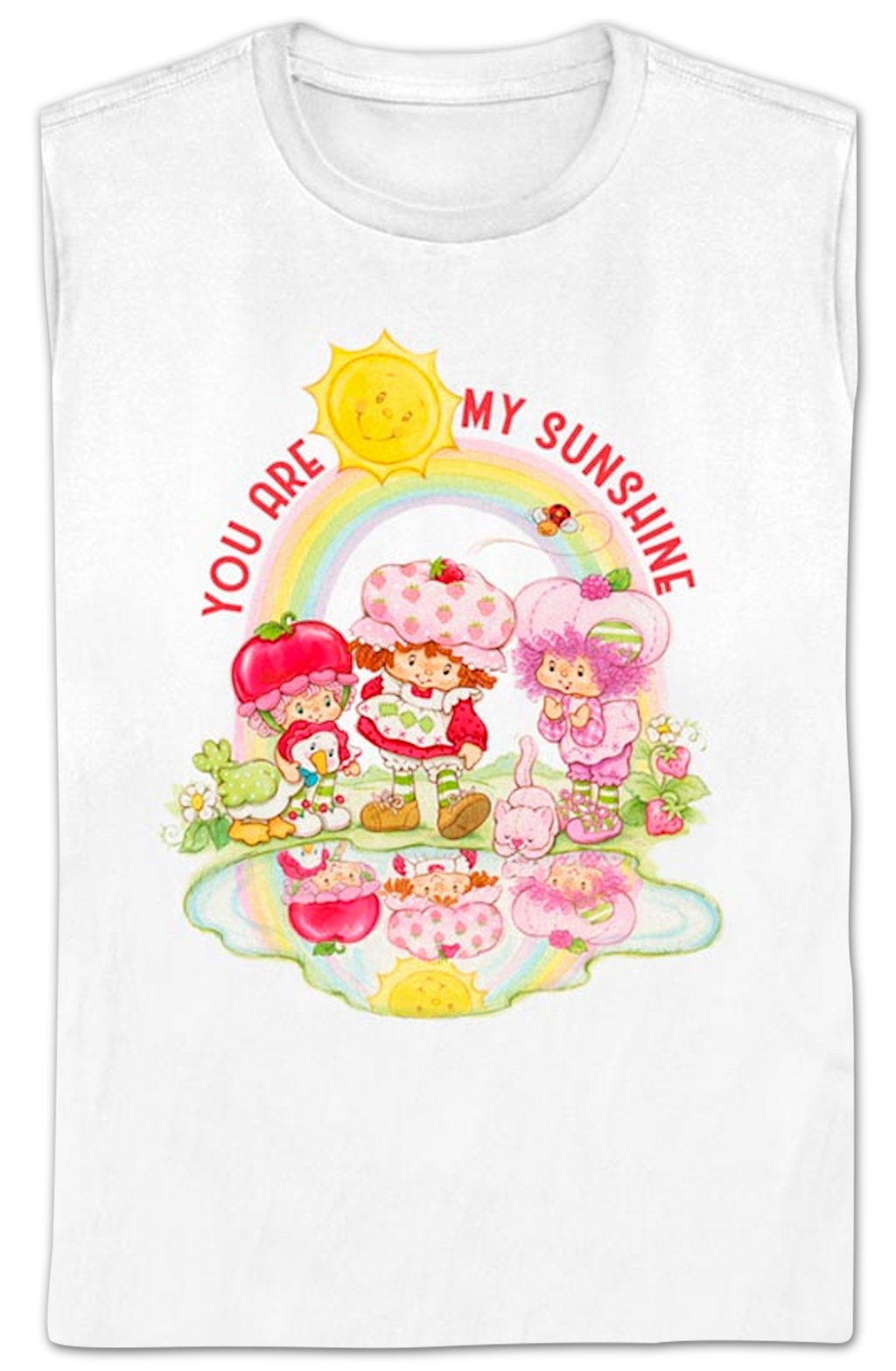 Womens You Are My Sunshine Strawberry Shortcake Shirt Hoodie, Sweatshirt | CiraTrend.com (Image 2)