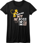 Womens You're Not The Boss Of Me Popeye Shirt Hoodie, Sweatshirt | CiraTrend.com (Image 1)