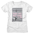 Woodstock - Make Love Not War Poster Womens T-Shirt Hoodie, Sweatshirt | CiraTrend.com