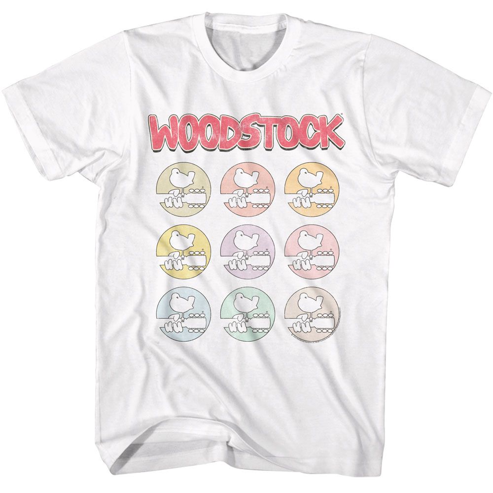 Woodstock - Multi Color Icons Boyfriend Tee Hoodie, Sweatshirt | CiraTrend.com
