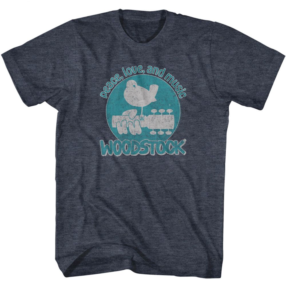 Woodstock - Peace Love And Music Boyfriend Tee Hoodie, Sweatshirt | CiraTrend.com